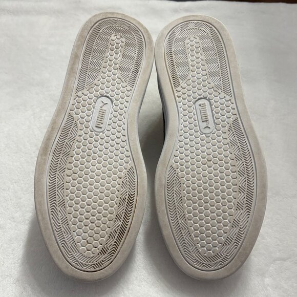 Puma Womens Platforms 390758-08 Beige & Black Sneakers With Lace-Up Closure - Picture 10 of 16